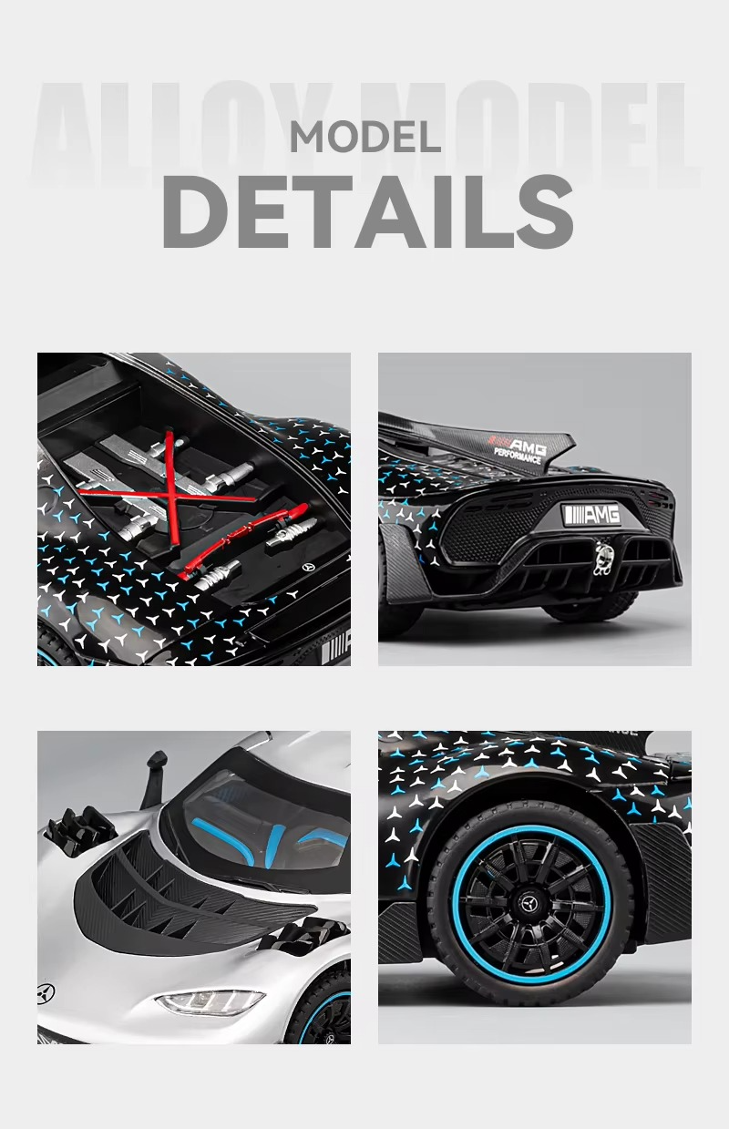 Benz-One Alloy Sports Model Car
