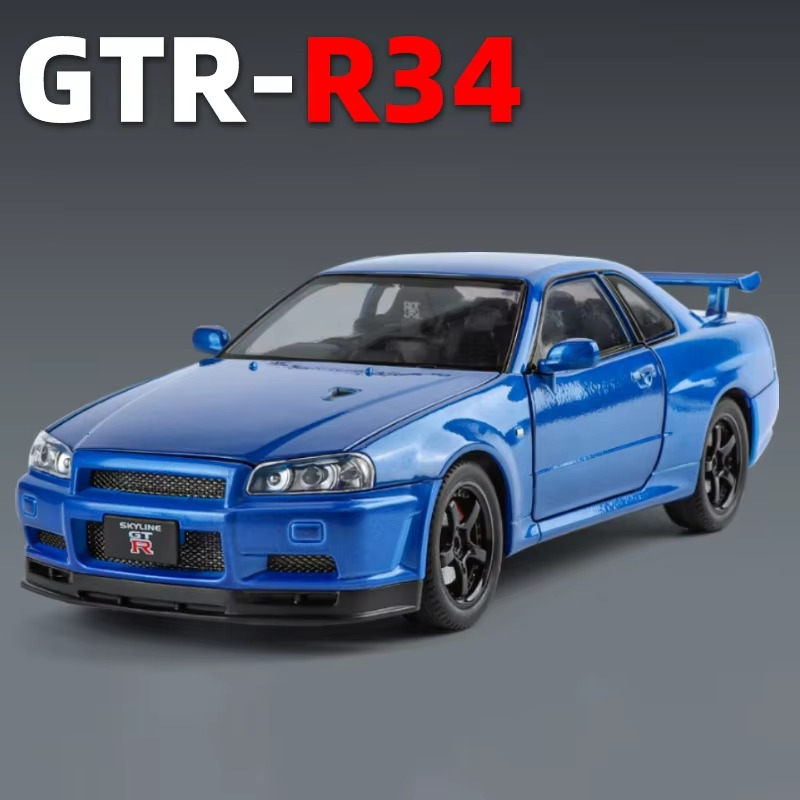 Nissan GTR R34 Skyline Model Car