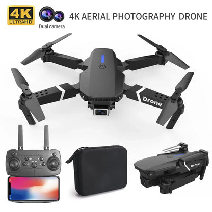 Professional Drone E88 4K Wide-Angle HD