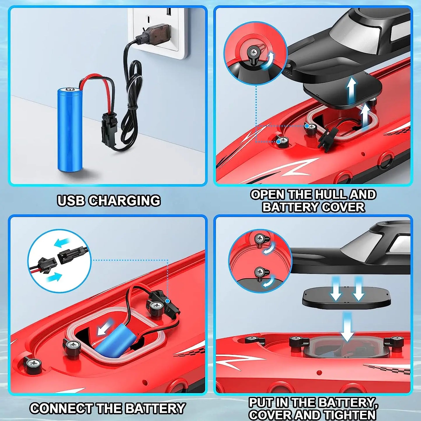 Remote Control Dual Motor Boat