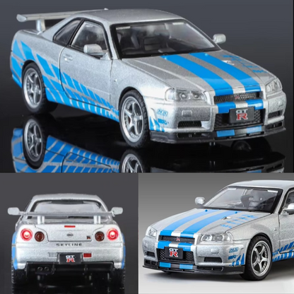 Nissan GTR R34 Skyline Model Car