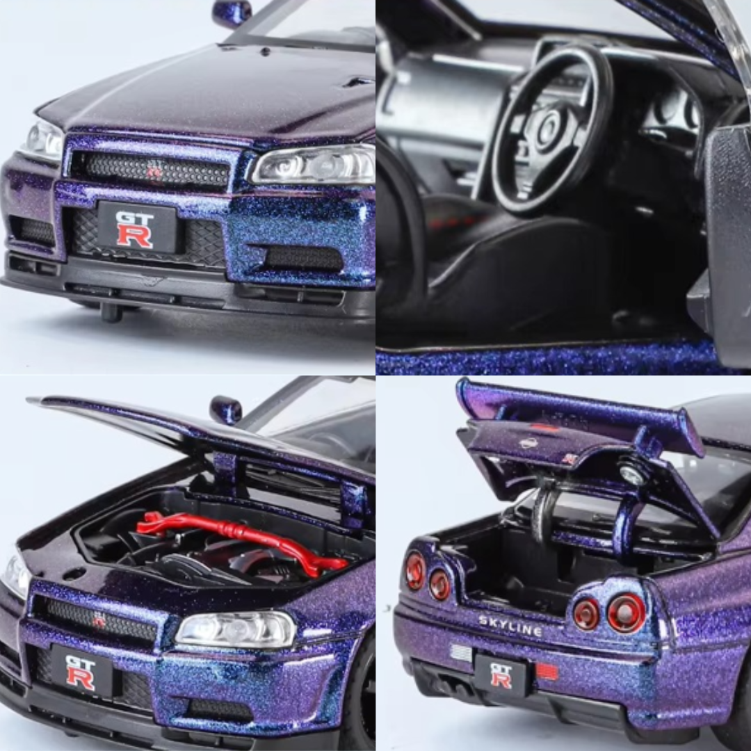 Nissan GTR R34 Skyline Model Car