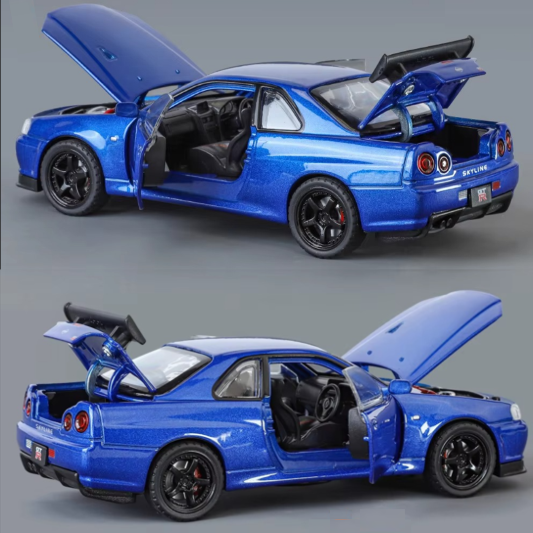 Nissan GTR R34 Skyline Model Car