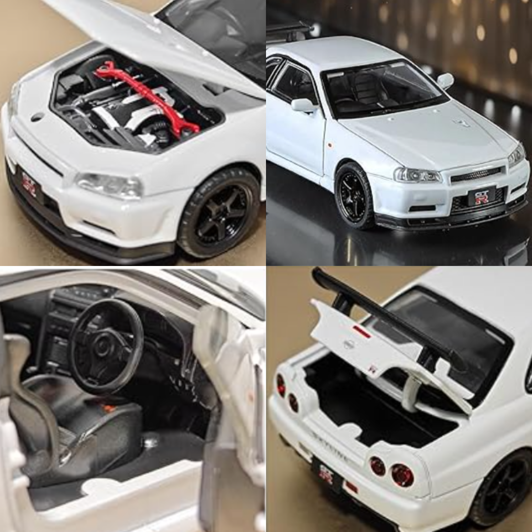 Nissan GTR R34 Skyline Model Car